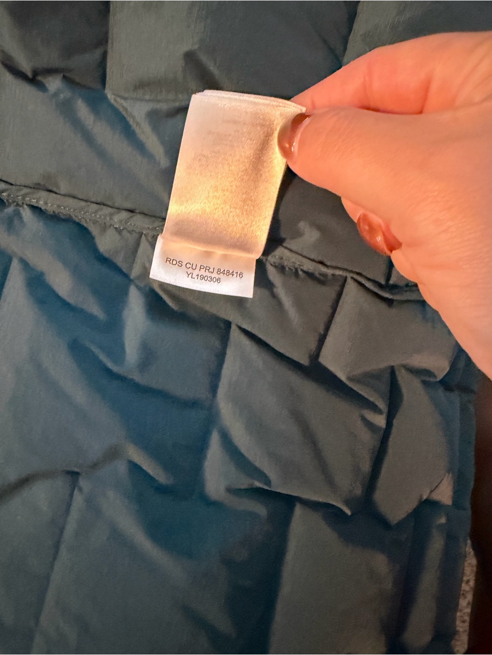 Mountain Hardwear-  Dark Teal Stretchdown Insulated Hoody - Women's Large - Picture 4 of 8